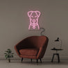 Dog Smile - Neonific - LED Neon Signs - 50 CM - Light Pink