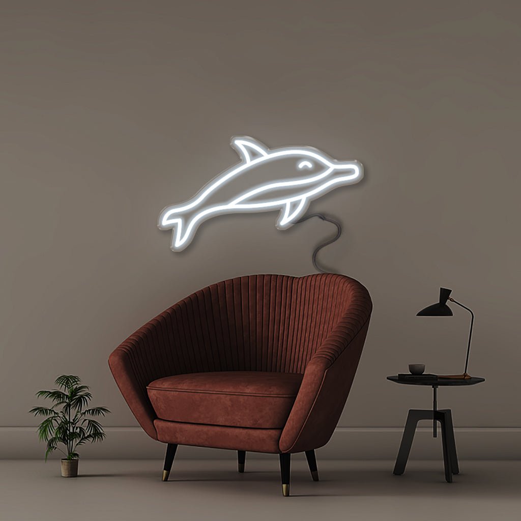 Dolphin - Neonific - LED Neon Signs - 50 CM - Cool White