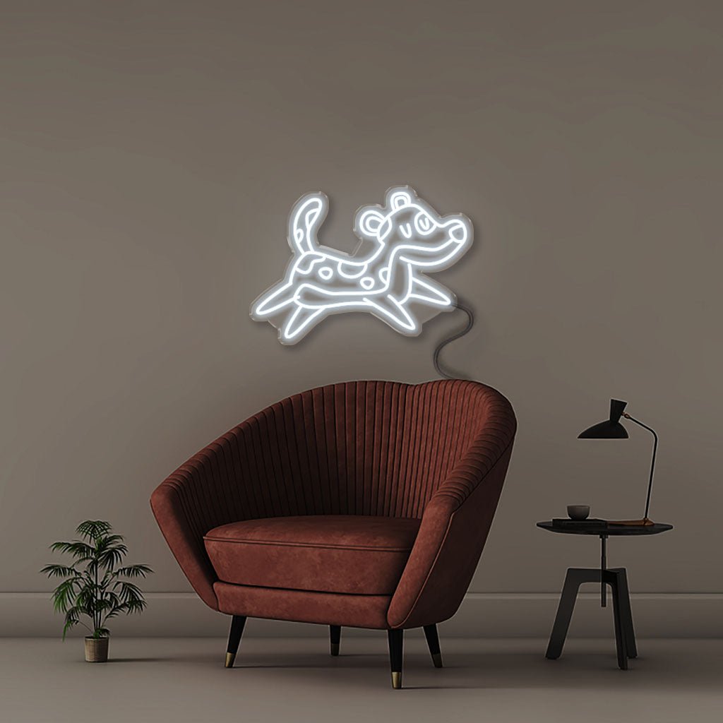 Doodle Dog - Neonific - LED Neon Signs - 50 CM - Cool White