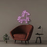 Doodle Horse - Neonific - LED Neon Signs - 50 CM - Purple
