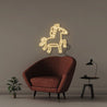 Doodle Horse - Neonific - LED Neon Signs - 50 CM - Warm White