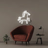 Doodle Horse - Neonific - LED Neon Signs - 50 CM - White