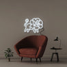 Doodle Lion - Neonific - LED Neon Signs - 50 CM - Cool White