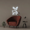 Doodle Reindeer - Neonific - LED Neon Signs - 50 CM - Cool White