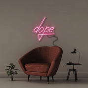 Dope - Neonific - LED Neon Signs - 50 CM - Pink