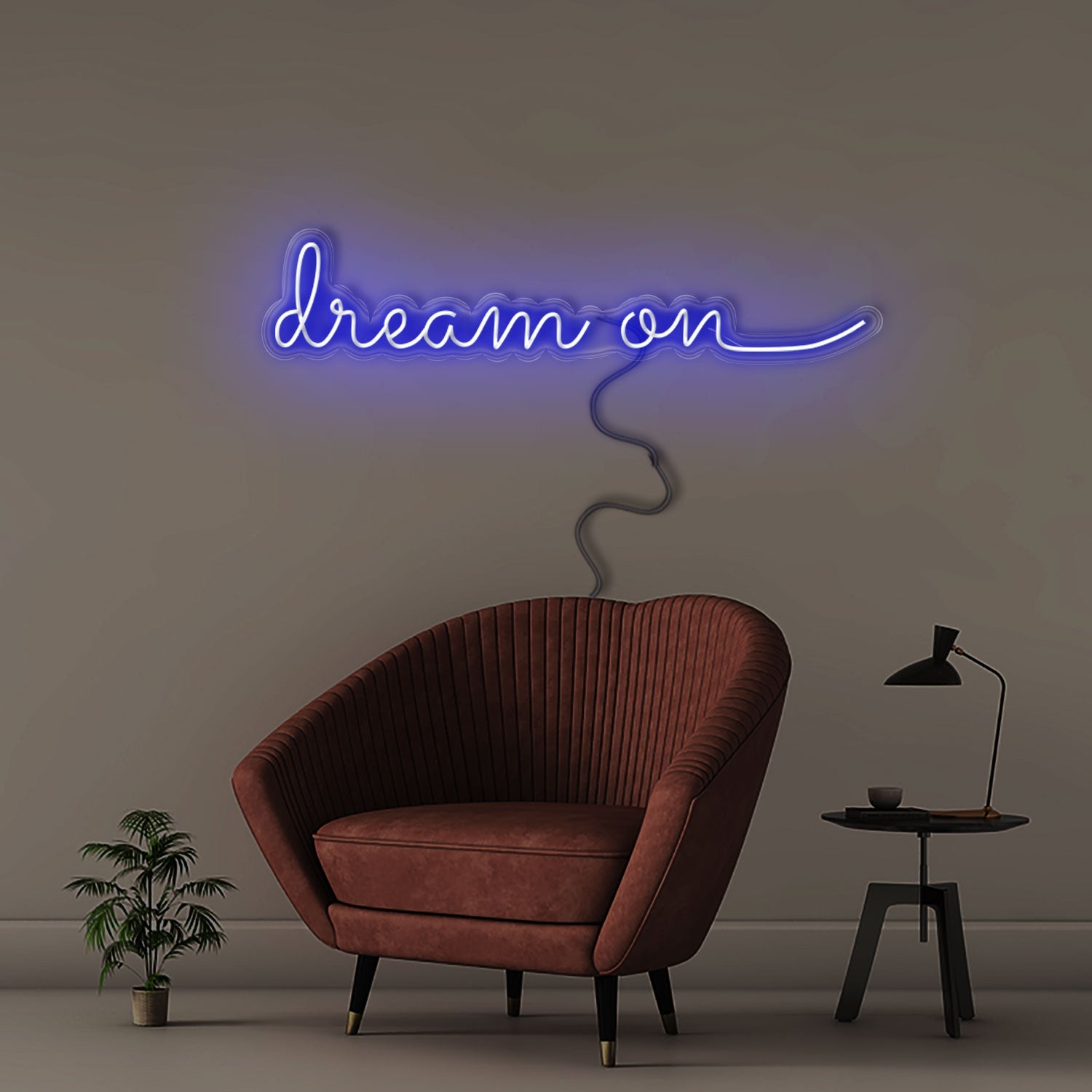 Dream On - Neonific - LED Neon Signs - 60cm - White