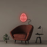 Easter Egg - Neonific - LED Neon Signs - 50 CM - Red