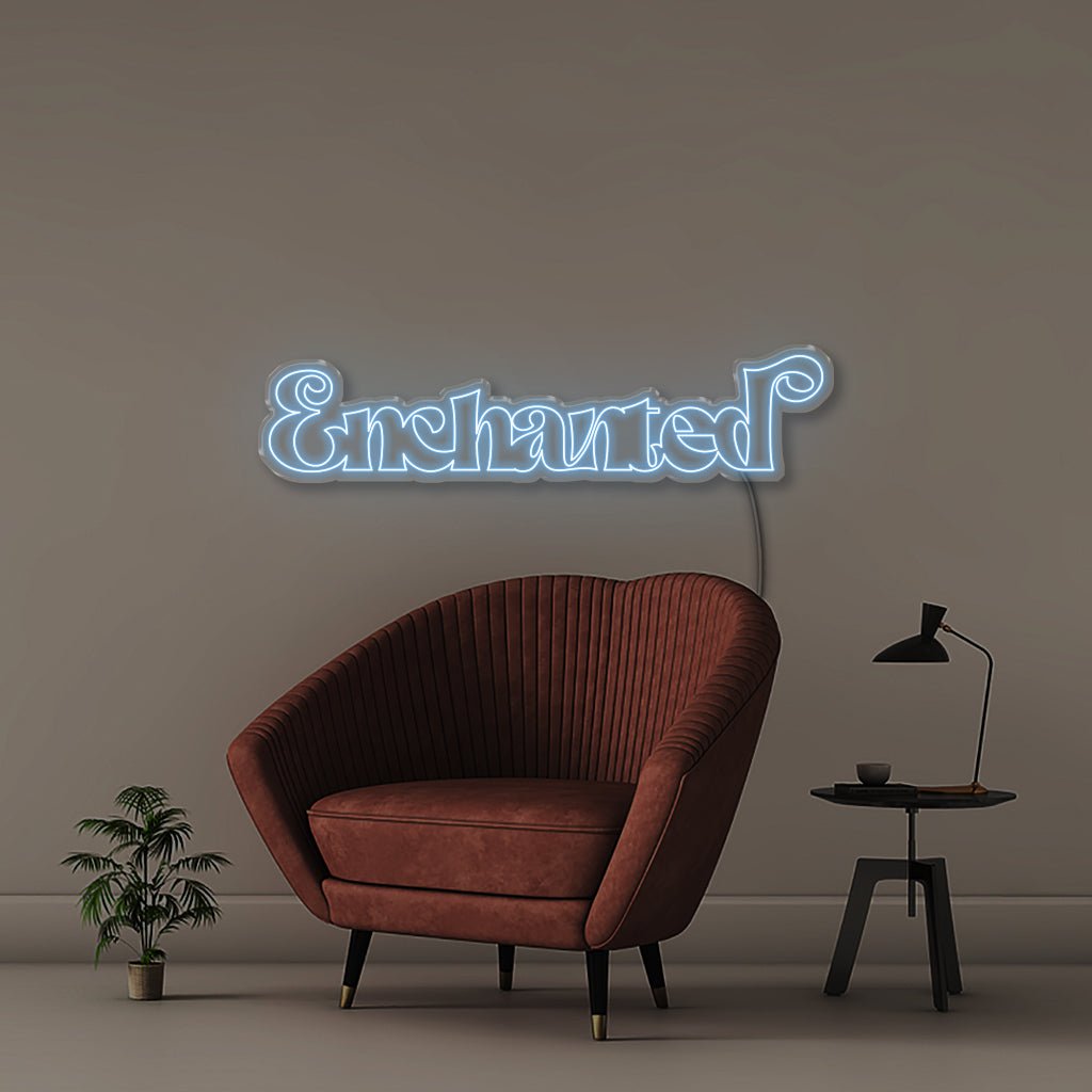 Enchanted - Neonific - LED Neon Signs - 150 CM - Light Blue
