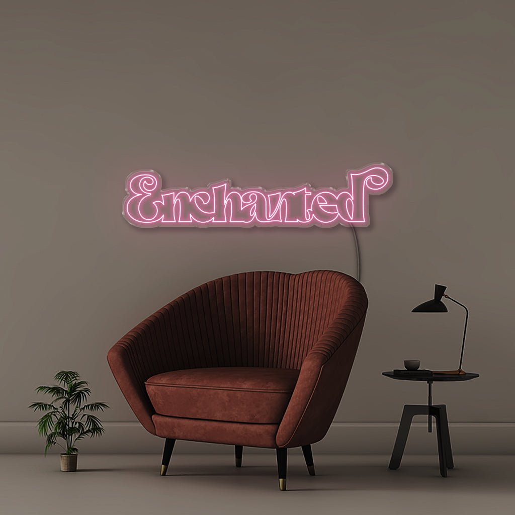 Enchanted - Neonific - LED Neon Signs - 150 CM - Light Pink