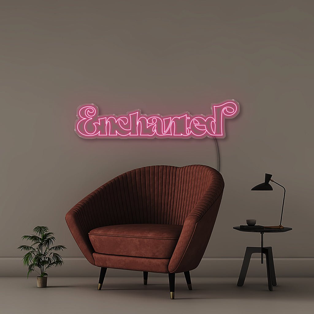 Enchanted - Neonific - LED Neon Signs - 150 CM - Pink