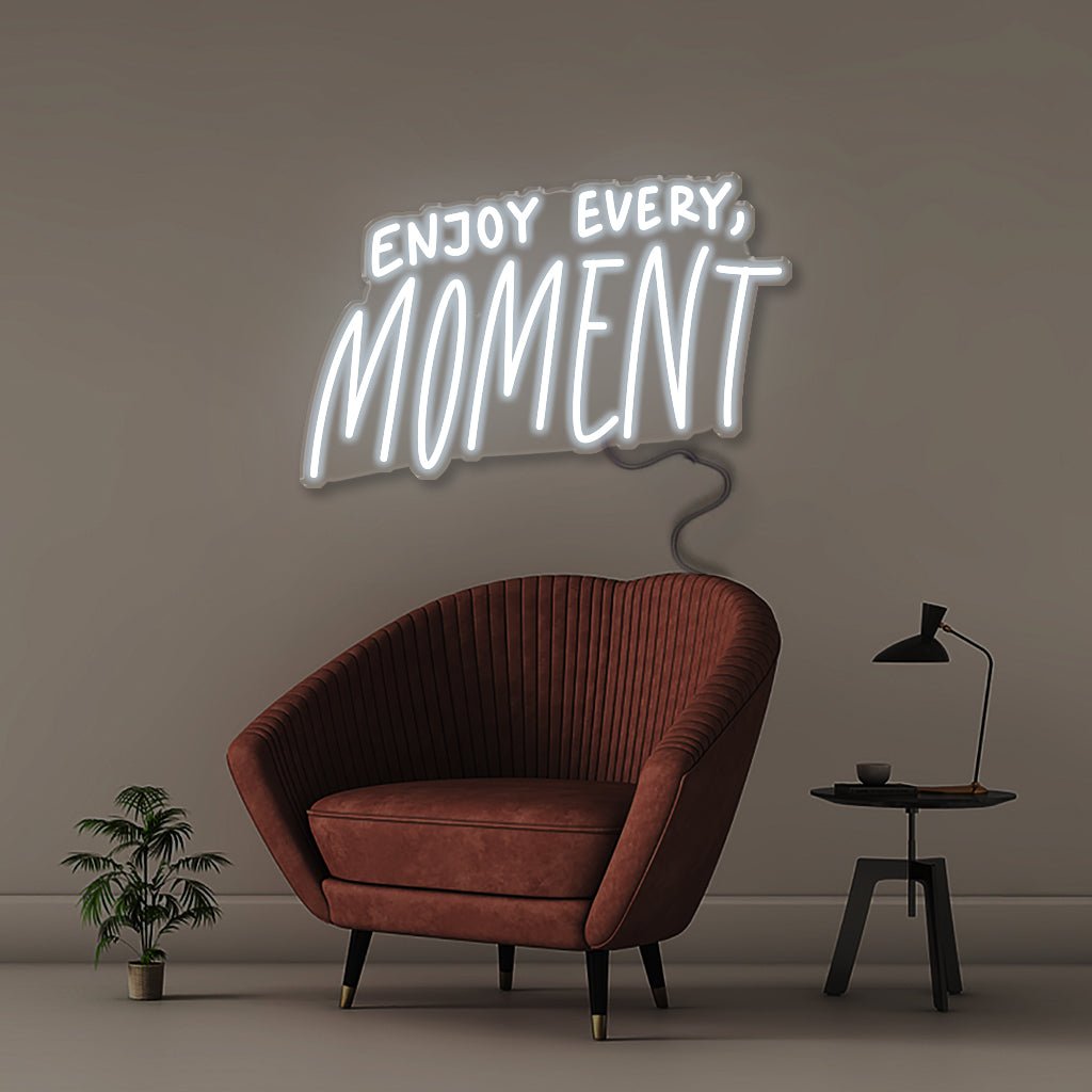 Enjoy Every Moment - Neonific - LED Neon Signs - 50 CM - Cool White