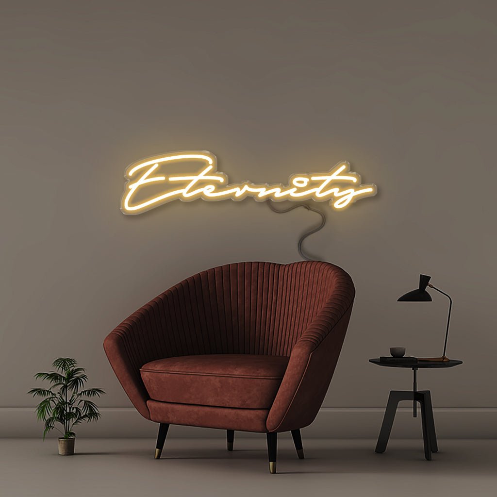 Eternity - Neonific - LED Neon Signs - 50 CM - Warm White