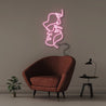 Faces - Neonific - LED Neon Signs - 50 CM - Light Pink
