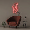 Faces - Neonific - LED Neon Signs - 50 CM - Red