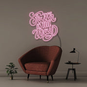 Faith is the Way - Neonific - LED Neon Signs - 75 CM - Light Pink