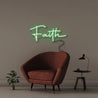 Faith - Neonific - LED Neon Signs - 50 CM - Green
