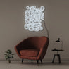Faith Over Fear - Neonific - LED Neon Signs - 75 CM - Cool White