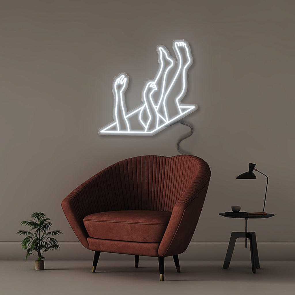 Falling - Neonific - LED Neon Signs - 50 CM - Cool White