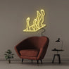 Falling - Neonific - LED Neon Signs - 50 CM - Yellow