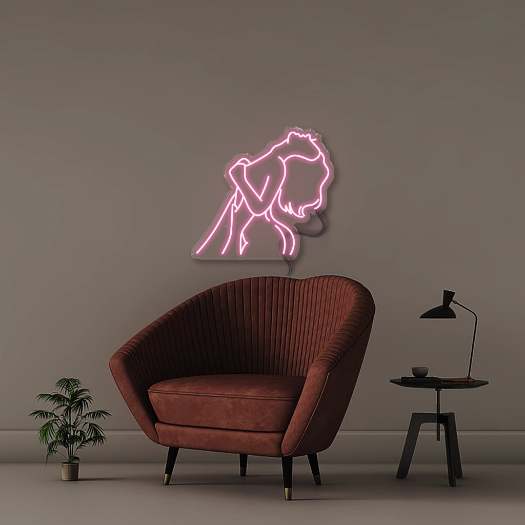 Fantasy - Neonific - LED Neon Signs - 60cm - Light Pink
