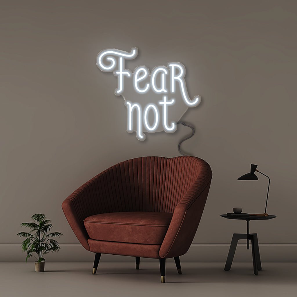 Fear Not - Neonific - LED Neon Signs - 50 CM - Cool White