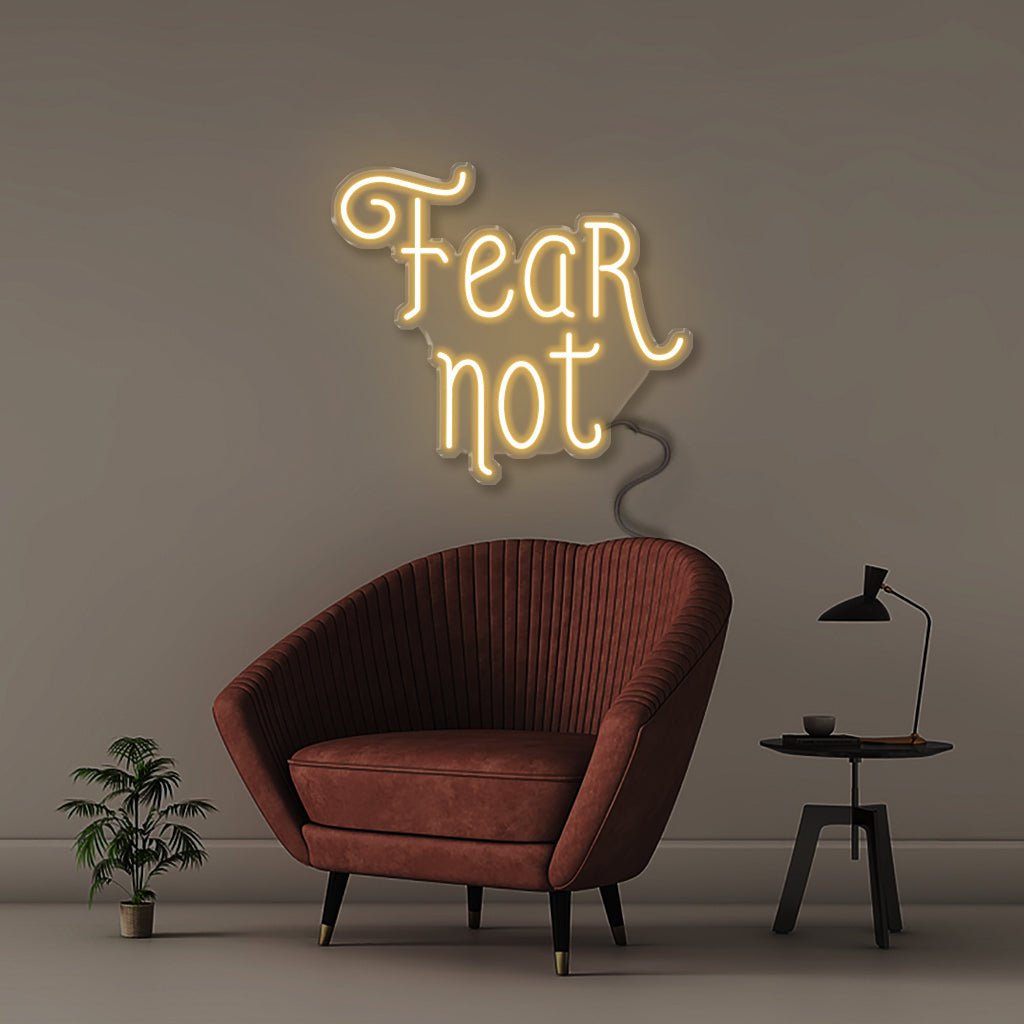 Fear Not - Neonific - LED Neon Signs - 50 CM - Warm White