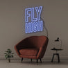 Fly High - Neonific - LED Neon Signs - 50 CM - Blue