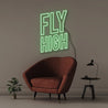 Fly High - Neonific - LED Neon Signs - 50 CM - Green