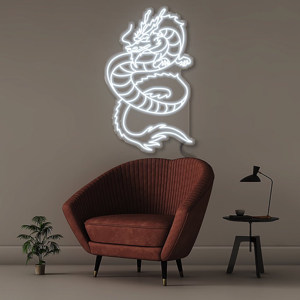 Flying Dragon - Neonific - LED Neon Signs - 50 CM - Cool White