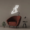Flying Shoe - Neonific - LED Neon Signs - 50 CM - White