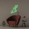 Flying Shoe - Neonific - LED Neon Signs - 50 CM - Green