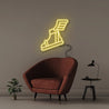 Flying Shoe - Neonific - LED Neon Signs - 50 CM - Yellow