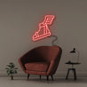 Flying Shoe - Neonific - LED Neon Signs - 50 CM - Red