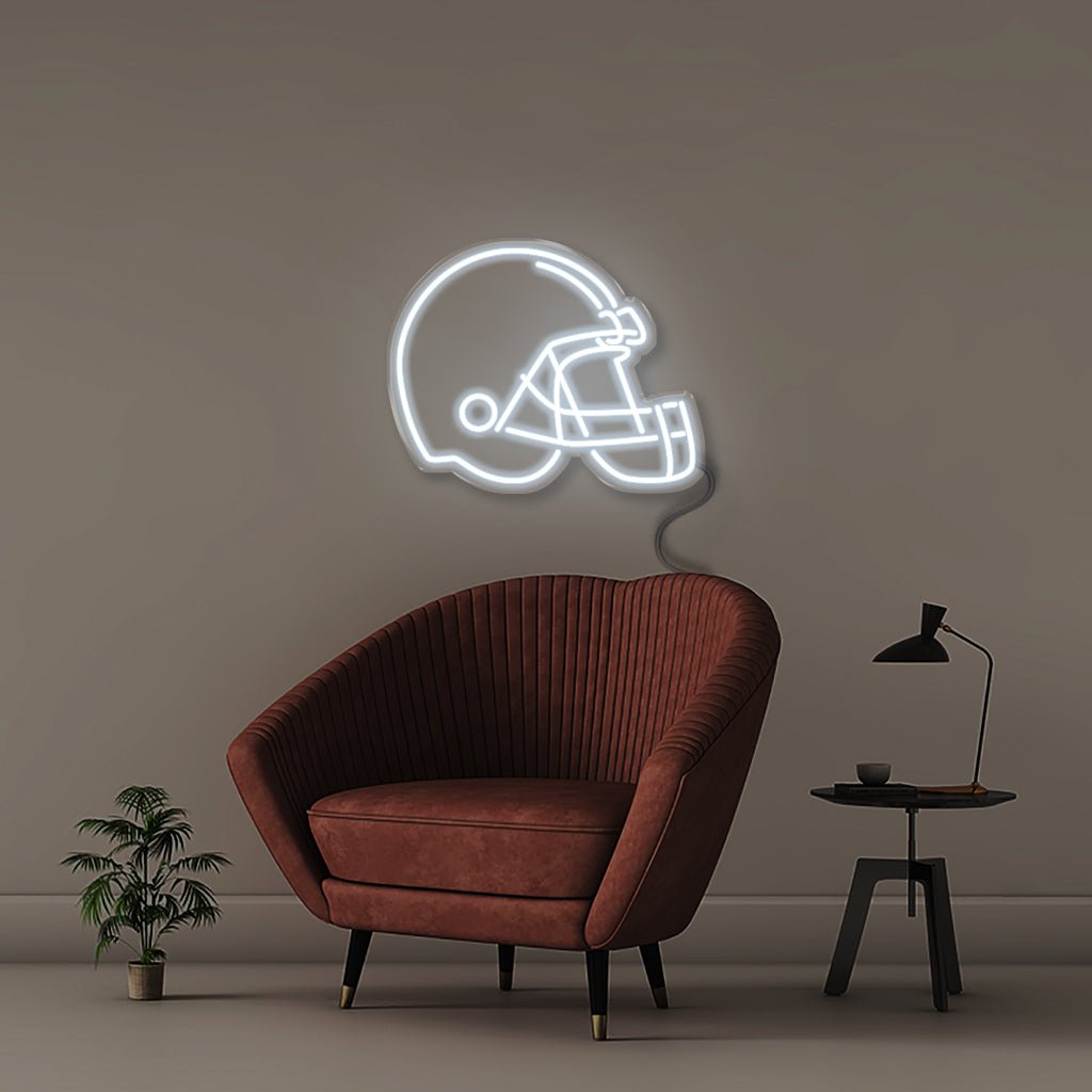 Football Helmet - Neonific - LED Neon Signs - 50 CM - Cool White