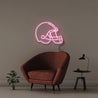 Football Helmet - Neonific - LED Neon Signs - 50 CM - Light Pink