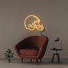 Football Helmet - Neonific - LED Neon Signs - 50 CM - Orange