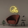 Football Helmet - Neonific - LED Neon Signs - 50 CM - Yellow