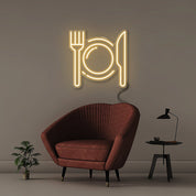 Fork and Knife - Neonific - LED Neon Signs - 50 CM - Warm White
