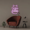 Fortune Cat - Neonific - LED Neon Signs - 50 CM - Purple