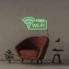 Free Wifi - Neonific - LED Neon Signs - 50 CM - Green