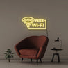 Free Wifi - Neonific - LED Neon Signs - 50 CM - Yellow