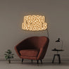 Fresh Bagels - Neonific - LED Neon Signs - 50 CM - Orange