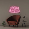 Fresh Bagels - Neonific - LED Neon Signs - 50 CM - Pink