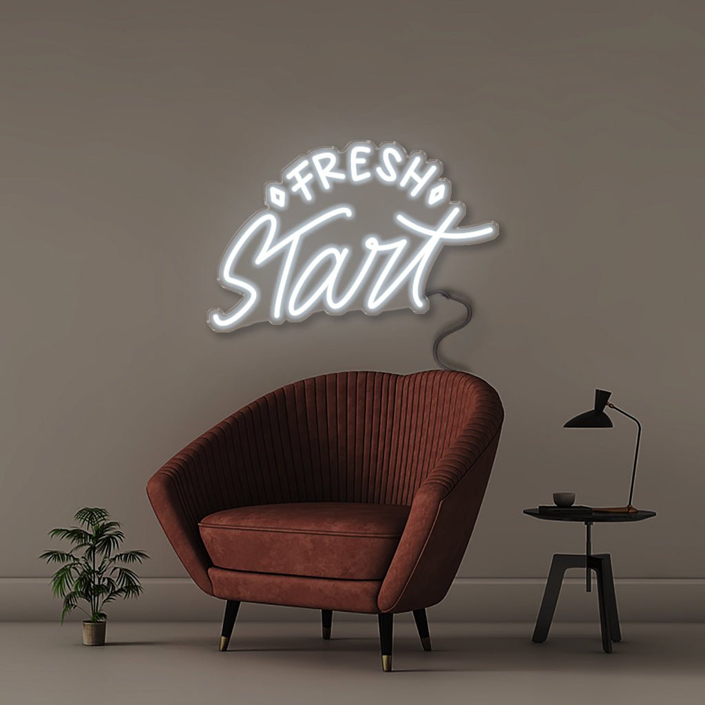Fresh Start - Neonific - LED Neon Signs - 50 CM - Cool White