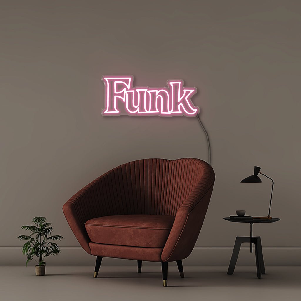 Funk - Neonific - LED Neon Signs - 50 CM - Light Pink