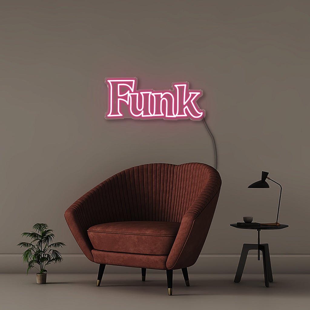 Funk - Neonific - LED Neon Signs - 50 CM - Pink