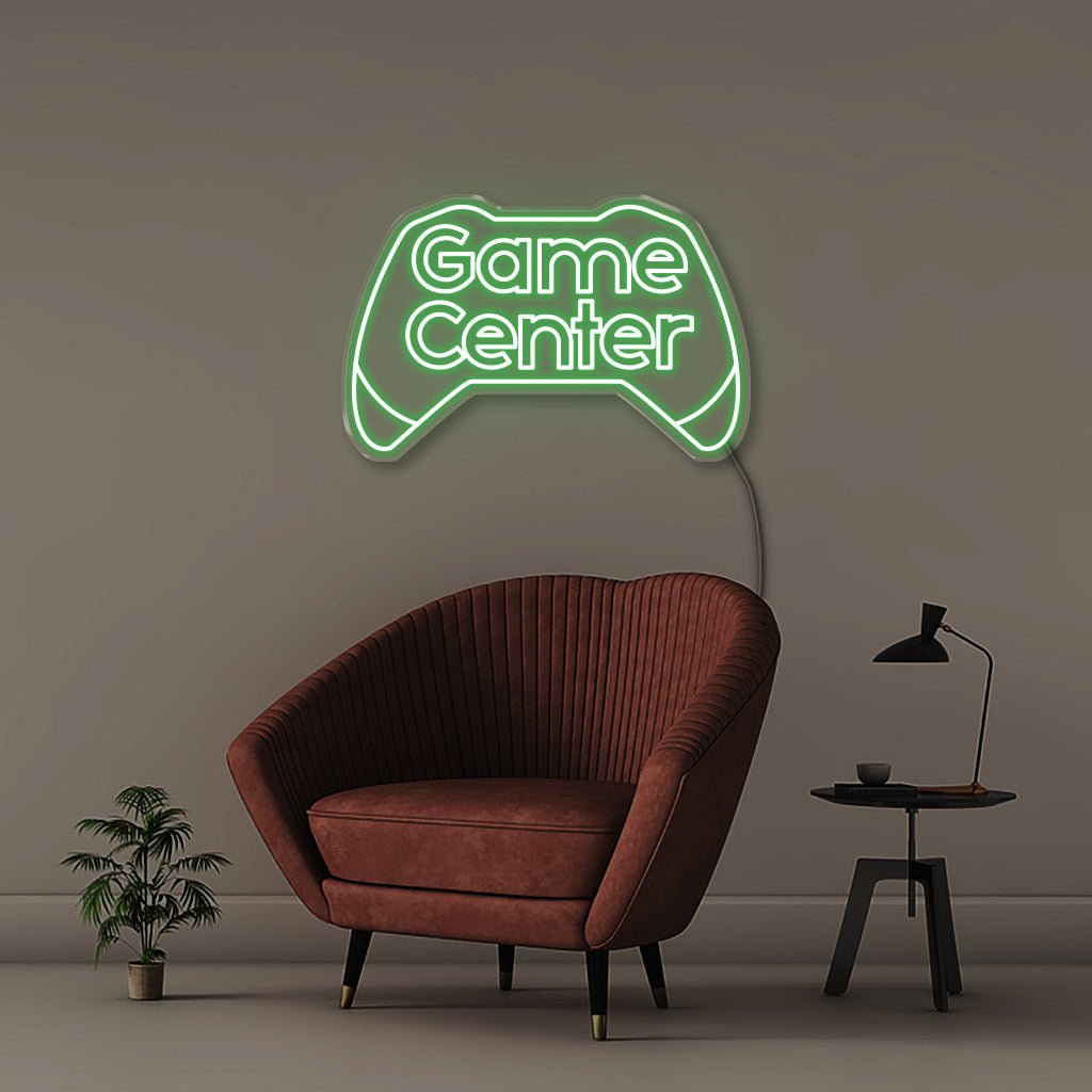 Game Center - Neonific - LED Neon Signs - 75 CM - Green
