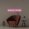 Game Over - Neonific - LED Neon Signs - 150 CM - Light Pink
