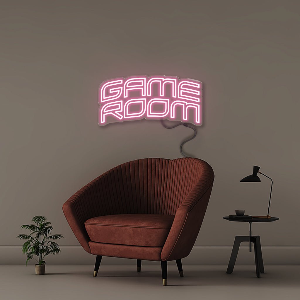 Game Room - Neonific - LED Neon Signs - 50 CM - Light Pink