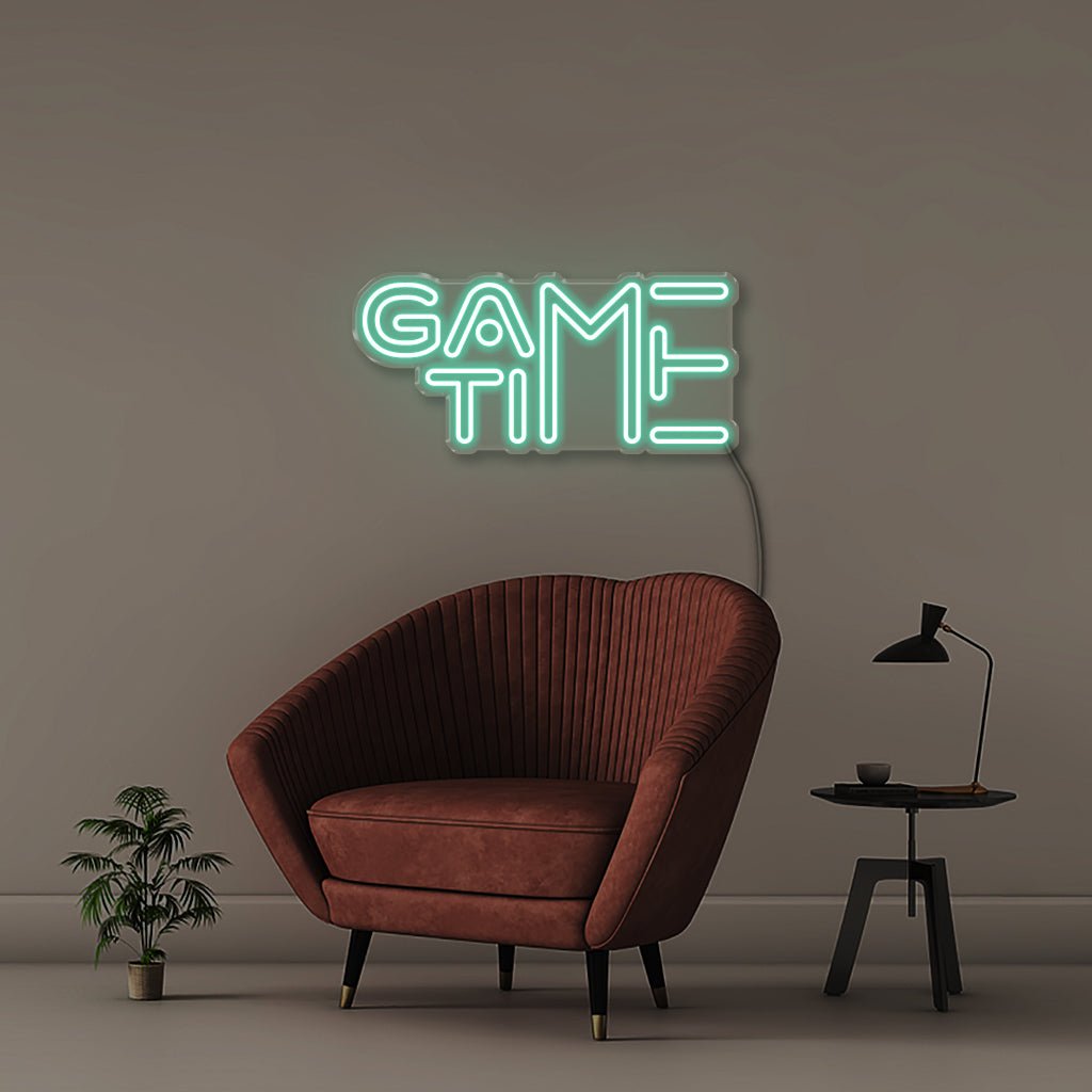 Game Time - Neonific - LED Neon Signs - 50 CM - Sea Foam